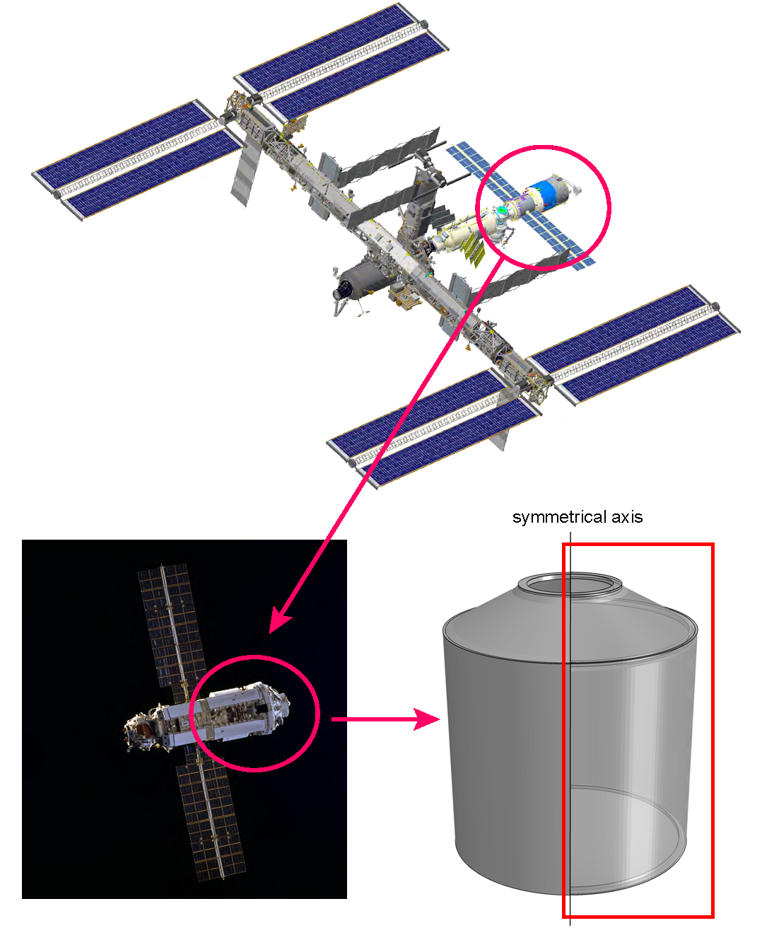 Space-station context and the airtight module selected as the structural design case